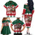 Personalized South Africa Christmas Family Matching Off The Shoulder Long Sleeve Dress and Hawaiian Shirt Springbok With King Protea - Wonder Print Shop