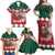 Personalized South Africa Christmas Family Matching Off Shoulder Maxi Dress and Hawaiian Shirt Springbok With King Protea - Wonder Print Shop