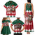 Personalized South Africa Christmas Family Matching Tank Maxi Dress and Hawaiian Shirt Springbok With King Protea - Wonder Print Shop