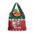 Personalized South Africa Christmas Grocery Bag Springbok With King Protea