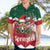 Personalized South Africa Christmas Hawaiian Shirt Springbok With King Protea - Wonder Print Shop