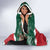 Personalized South Africa Christmas Hooded Blanket Springbok With King Protea