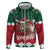 Personalized South Africa Christmas Hoodie Springbok With King Protea - Wonder Print Shop