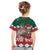 Personalized South Africa Christmas Kid T Shirt Springbok With King Protea - Wonder Print Shop