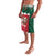 Personalized South Africa Christmas Lavalava Springbok With King Protea - Wonder Print Shop