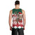 Personalized South Africa Christmas Men Tank Top Springbok With King Protea - Wonder Print Shop