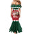 Personalized South Africa Christmas Mermaid Dress Springbok With King Protea - Wonder Print Shop