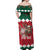 Personalized South Africa Christmas Off Shoulder Maxi Dress Springbok With King Protea - Wonder Print Shop