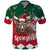 Personalized South Africa Christmas Polo Shirt Springbok With King Protea - Wonder Print Shop