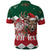 Personalized South Africa Christmas Polo Shirt Springbok With King Protea - Wonder Print Shop