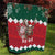 Personalized South Africa Christmas Quilt Springbok With King Protea - Wonder Print Shop