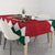 Personalized South Africa Christmas Tablecloth Springbok With King Protea