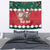 Personalized South Africa Christmas Tapestry Springbok With King Protea