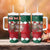 Personalized South Africa Christmas Tumbler With Handle Springbok With King Protea