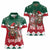 Personalized South Africa Christmas Women Polo Shirt Springbok With King Protea