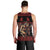 Merry Krampus Creepy Christmas Holiday Men Tank Top Red Version - Wonder Print Shop