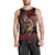 Merry Krampus Creepy Christmas Holiday Men Tank Top Red Version - Wonder Print Shop