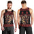 Merry Krampus Creepy Christmas Holiday Men Tank Top Red Version - Wonder Print Shop