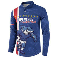 Cape Verde Football Custom Button Sweatshirt Pride Of The Islands - Wonder Print Shop
