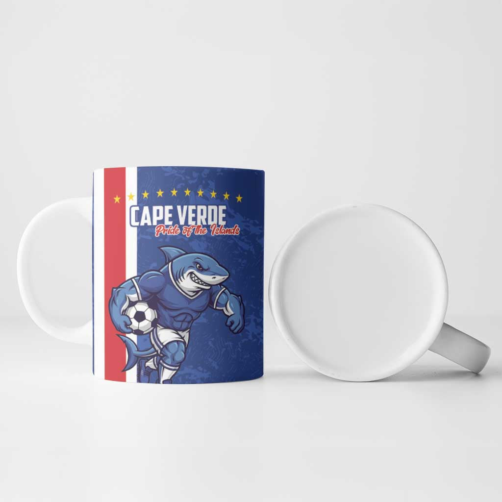 Cape Verde Football Custom Ceramic Mug Pride Of The Islands - Wonder Print Shop