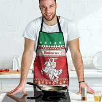 Belarus Pahonia Christmas Apron Belarusian Vytis Knight Xmas Pattern - Wonder Print Shop