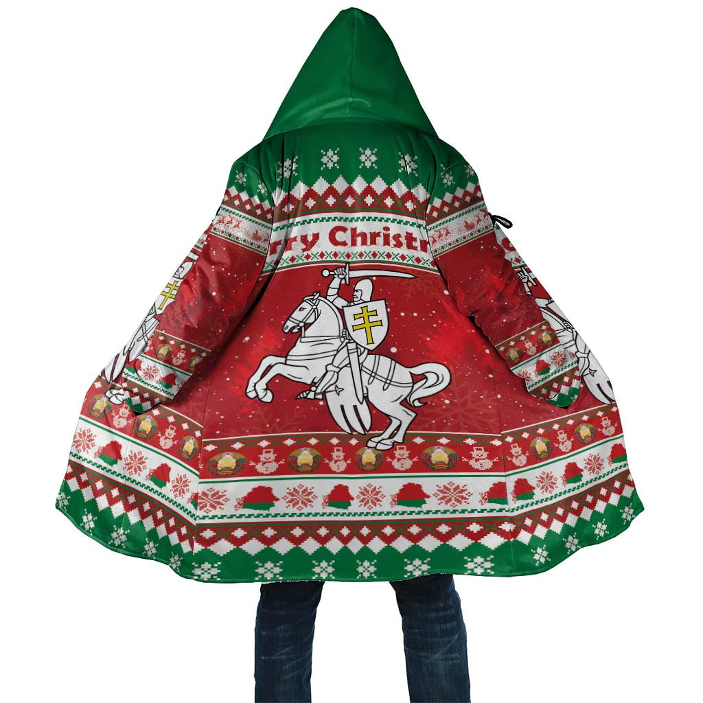 Belarus Pahonia Christmas Cloak Belarusian Vytis Knight Xmas Pattern - Wonder Print Shop