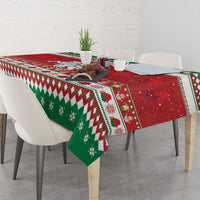 Belarus Pahonia Christmas Tablecloth Belarusian Vytis Knight Xmas Pattern - Wonder Print Shop