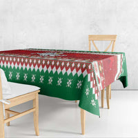 Belarus Pahonia Christmas Tablecloth Belarusian Vytis Knight Xmas Pattern - Wonder Print Shop