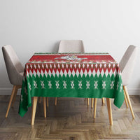 Belarus Pahonia Christmas Tablecloth Belarusian Vytis Knight Xmas Pattern - Wonder Print Shop