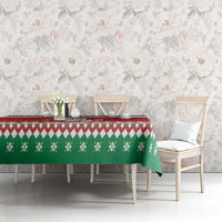 Belarus Pahonia Christmas Tablecloth Belarusian Vytis Knight Xmas Pattern - Wonder Print Shop