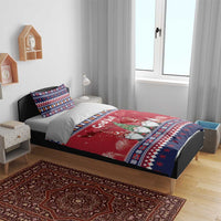 Norway Nisse Christmas Bedding Set God Jul Norwegian Christmas Pattern - Wonder Print Shop