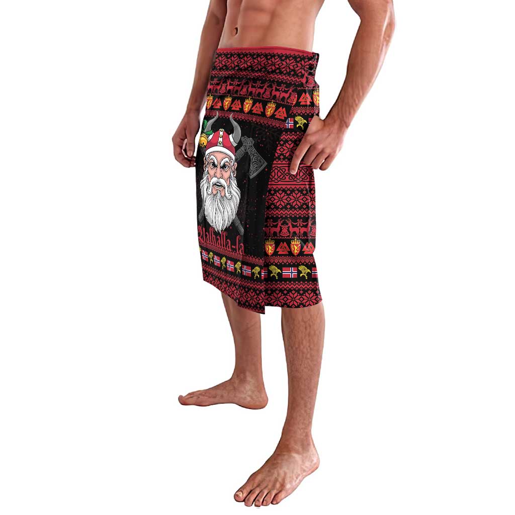 Norway Christmas Lavalava Valhalla La La Viking Santa - Wonder Print Shop