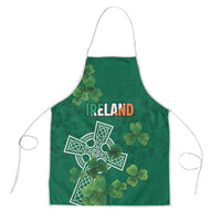 Ireland Cross Celtic Apron Irish Pride Shamrock - Wonder Print Shop