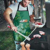 Ireland Cross Celtic Apron Irish Pride Shamrock - Wonder Print Shop