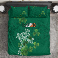 Ireland Cross Celtic Bedding Set Irish Pride Shamrock - Wonder Print Shop