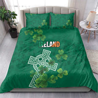 Ireland Cross Celtic Bedding Set Irish Pride Shamrock - Wonder Print Shop