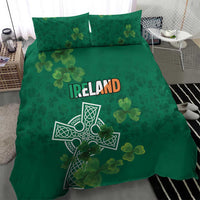 Ireland Cross Celtic Bedding Set Irish Pride Shamrock - Wonder Print Shop