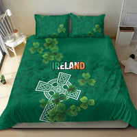 Ireland Cross Celtic Bedding Set Irish Pride Shamrock - Wonder Print Shop