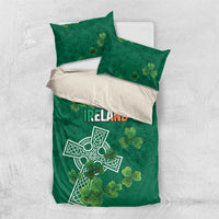 Ireland Cross Celtic Bedding Set Irish Pride Shamrock - Wonder Print Shop