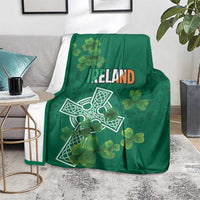 Ireland Cross Celtic Blanket Irish Pride Shamrock - Wonder Print Shop