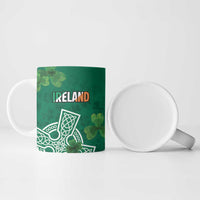 Ireland Cross Celtic Personalized Ceramic Mug Irish Pride Shamrock - Wonder Print Shop