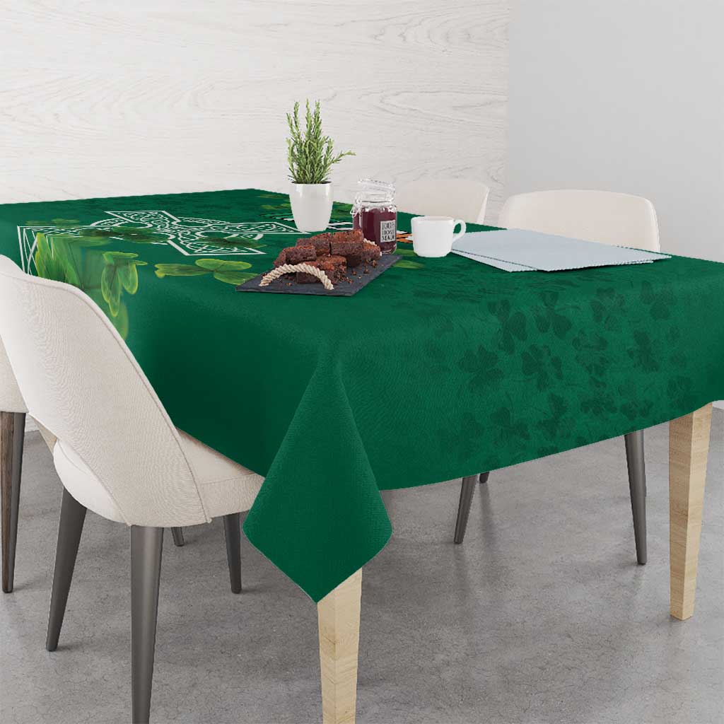 Ireland Cross Celtic Tablecloth Irish Pride Shamrock - Wonder Print Shop
