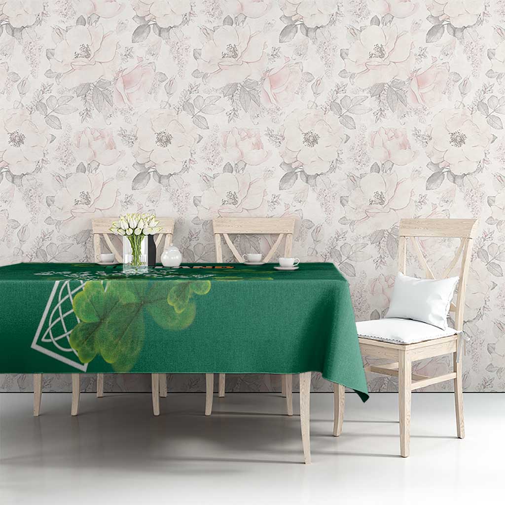 Ireland Cross Celtic Tablecloth Irish Pride Shamrock - Wonder Print Shop