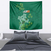 Ireland Cross Celtic Tapestry Irish Pride Shamrock - Wonder Print Shop