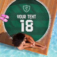 Custom Ireland Rugby Beach Blanket Celtic Heritage - Wonder Print Shop