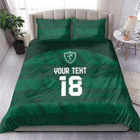Custom Ireland Rugby Bedding Set Celtic Heritage - Wonder Print Shop