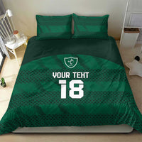 Custom Ireland Rugby Bedding Set Celtic Heritage - Wonder Print Shop