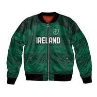 Custom Ireland Rugby Bomber Jacket Celtic Heritage - Wonder Print Shop