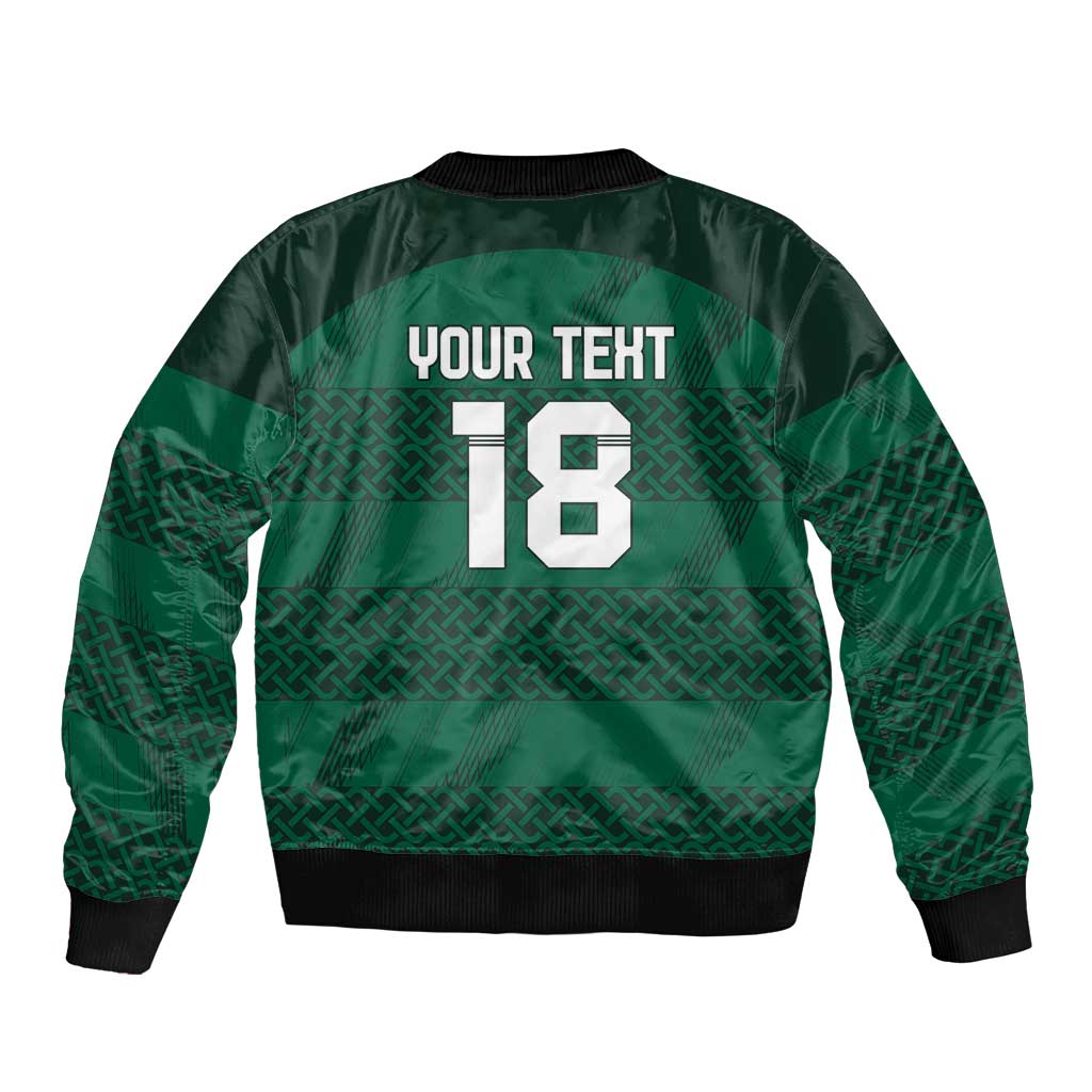 Custom Ireland Rugby Bomber Jacket Celtic Heritage - Wonder Print Shop