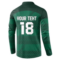 Custom Ireland Rugby Button Sweatshirt Celtic Heritage - Wonder Print Shop